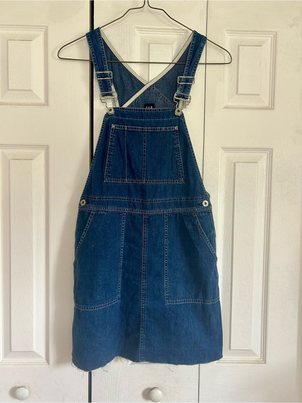 GAP Denim Overall Dress - Blue